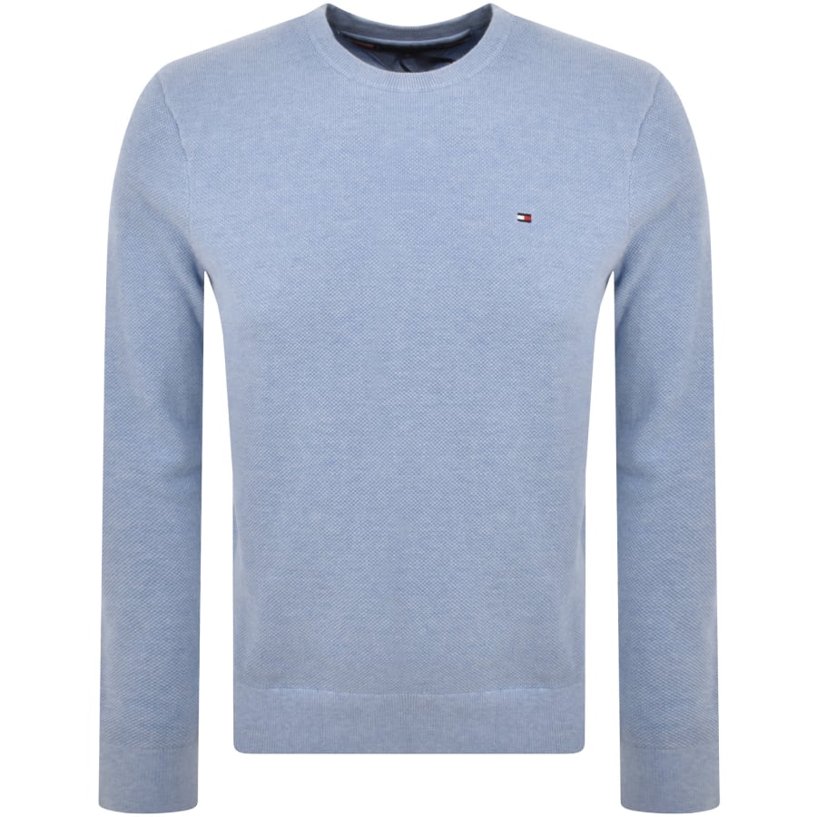 Tommy hilfiger light blue jumper discount